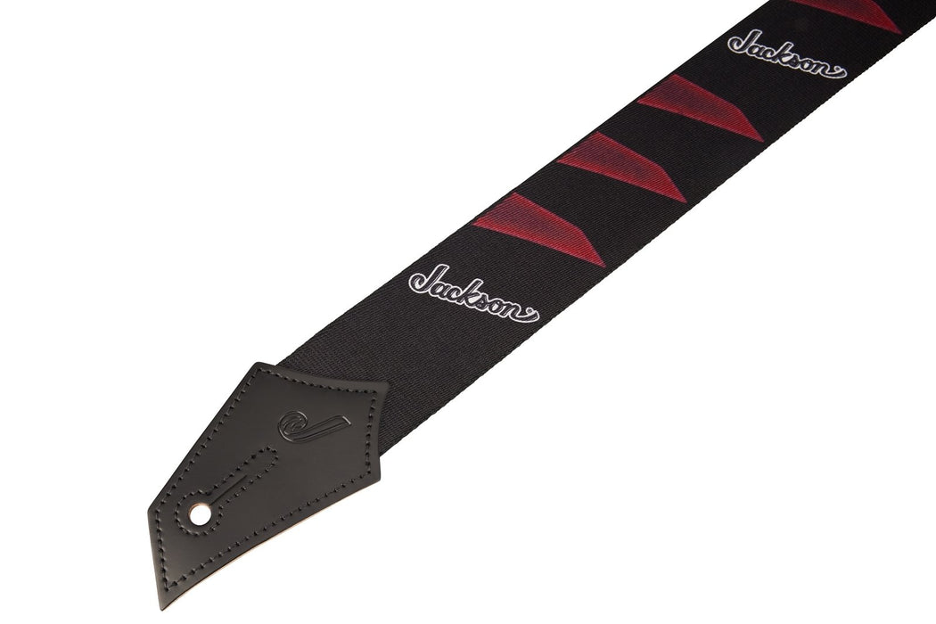 Jackson -   Headstock Black/Red - Strap