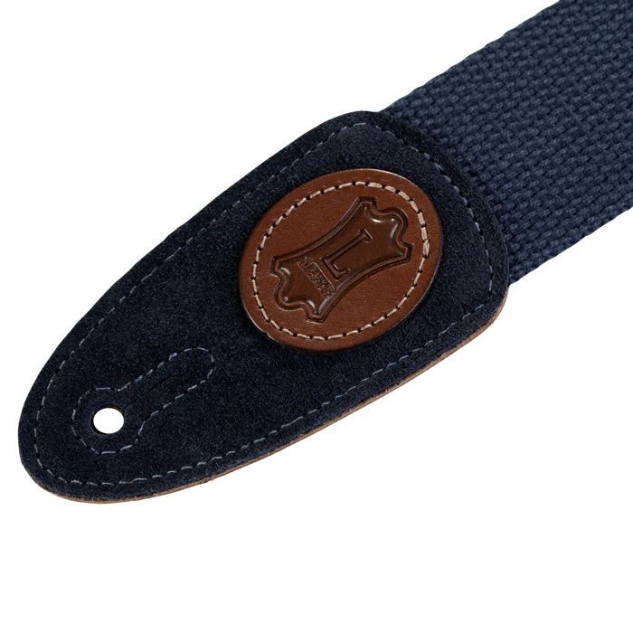 Levy's Signature Cotton Series 2" Wide Cotton Guitar Strap, Navy