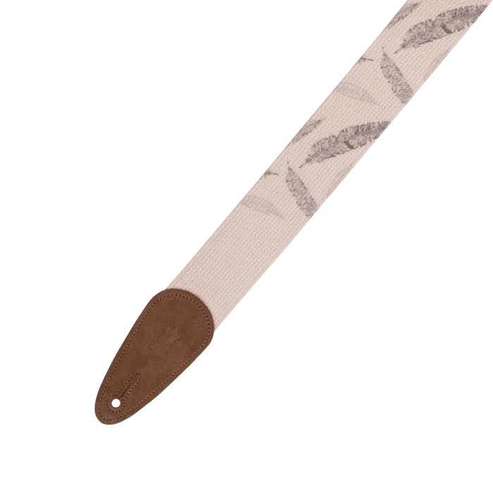 Levy's Nature Cotton Series 2" Wide Cotton Guitar Strap, Feather