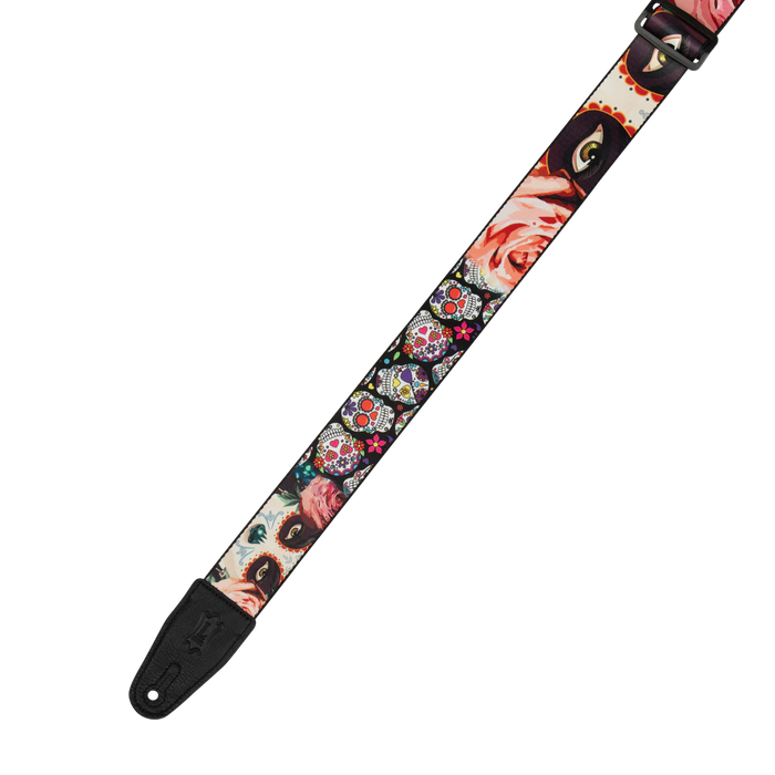 Levy's Calaca Series 2" Poly Guitar Strap, Eyes