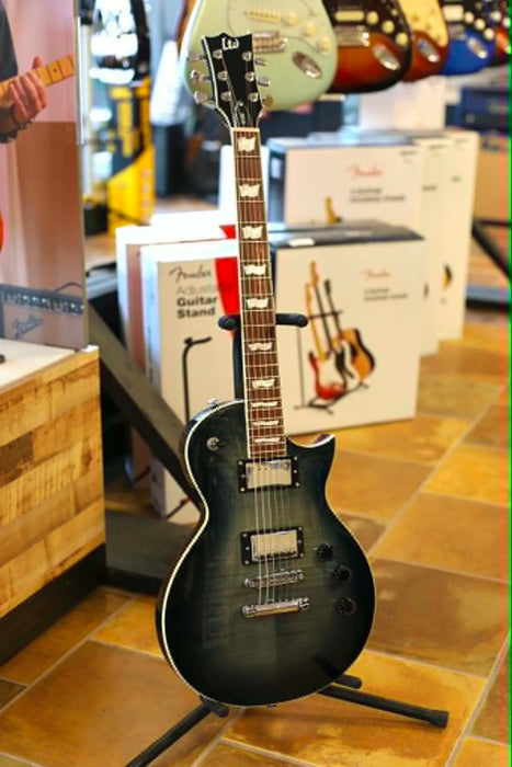 ESP LTD EC-256, Flame Maple Cobalt Blue - Used