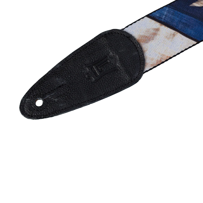Levy's Flag Series 2" Wide Polyester Guitar Strap, USA
