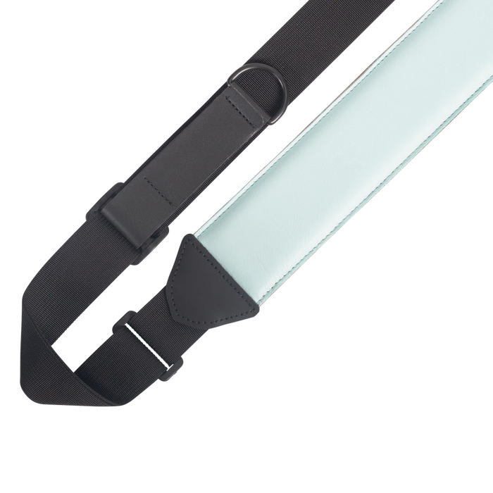 Levy's Leather Right Height Series 2 1/2" Wide Garment RipChord™ Guitar Strap, Aqua