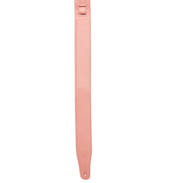 Levy's Pastel Leather Series Pastel Leather Guitar Strap,  Salmon