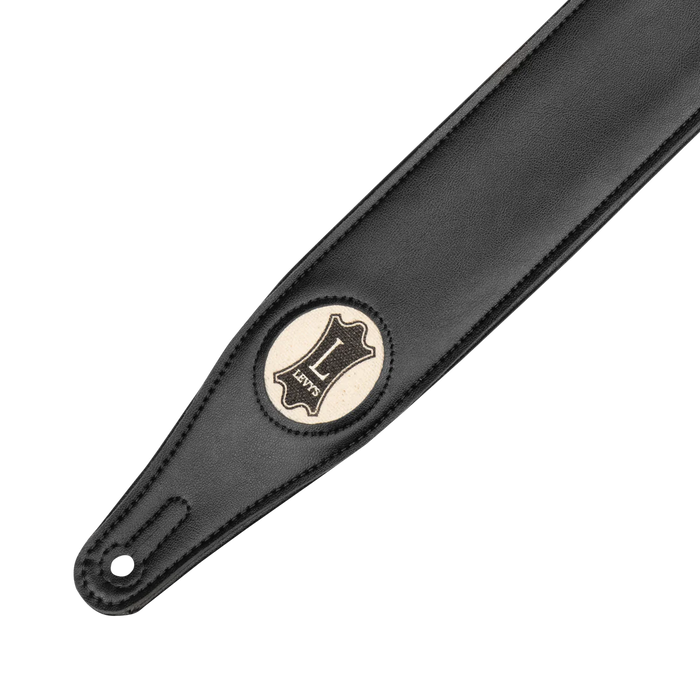 Levy's Vegan Leather Series 25" Vegan Leather Strap, Black