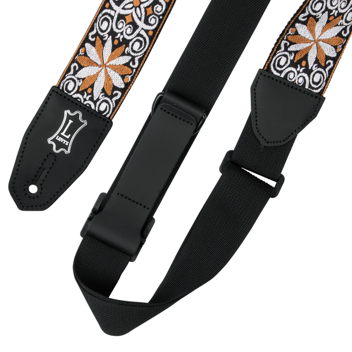 Levy's Jacquard Right Height Series Strap Floral, Yellow & White