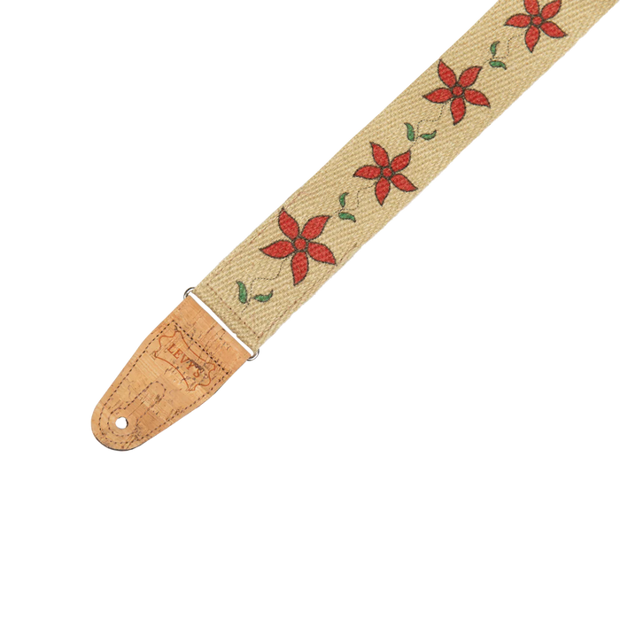 Levy's Flowering Vine Hemp Series 2", Red