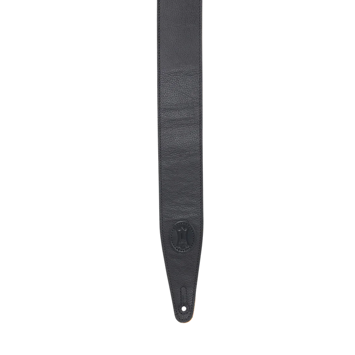 Levy's Stratus Series 25" Garment Leather Strap with Suede Backing, Black & Honey