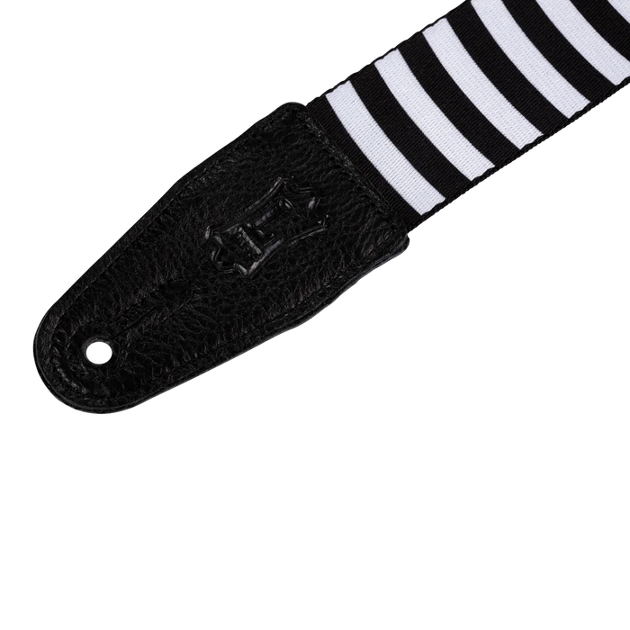 Levy's Graphic Waves Series 2" Wide Polyester Guitar Strap, Vertigo