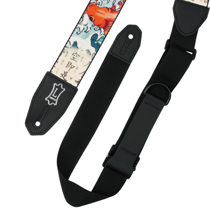 Levy's Poly Right Height Series, Koi Fish & Wave