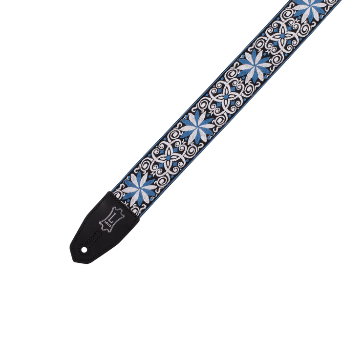 Levy's Jacquard Right Height Series Strap Floral, Blue White & Black