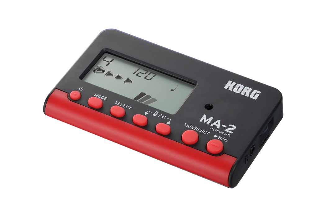 Korg MA2BKRD Digital LCD Metronome - Black/Red