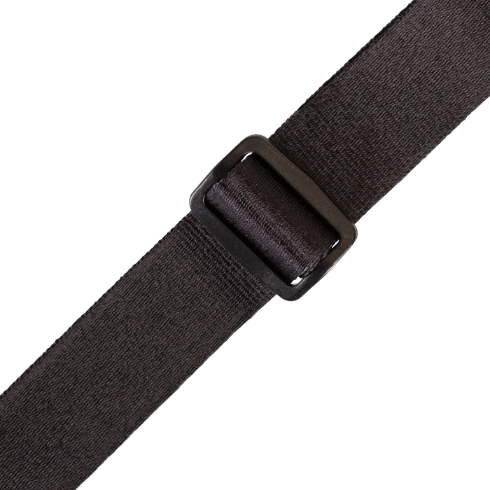 Levy's Junior Poly Series 1 1/2 inch Wide Kids Guitar Strap, Solid Black