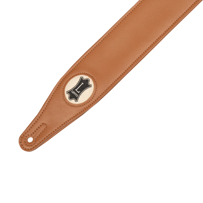 Levy's Vegan Leather Series 25" Vegan Leather Strap, Tan