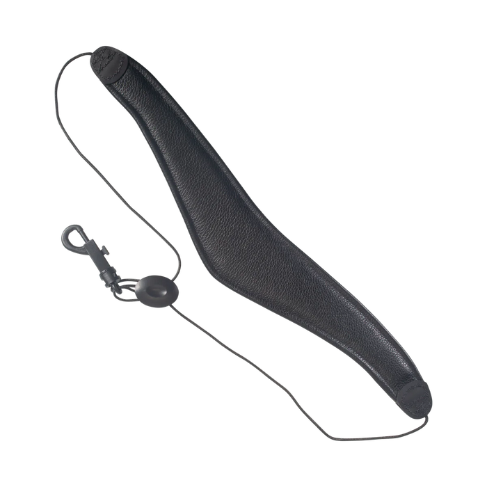 Levy's Saxophone Leather Series 2 inch Wide Leather Saxophone Strap, Jade