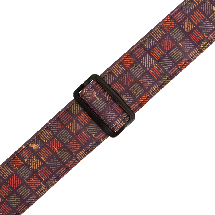 Levy's Cork Guitar Series 2 inch Wide Cork Guitar Strap, Orleans