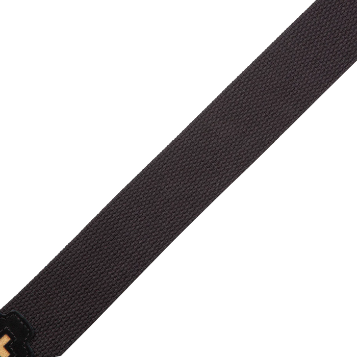 Levy's Divine Worship Series 2" Cotton Guitar Strap , Black