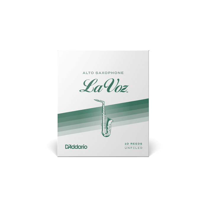 D'Addario La Voz Alto Saxophone Reeds - Medium Soft - 10 Box