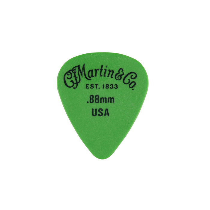 Martin Pick 12 Pack 351 Green Delrin .88mm