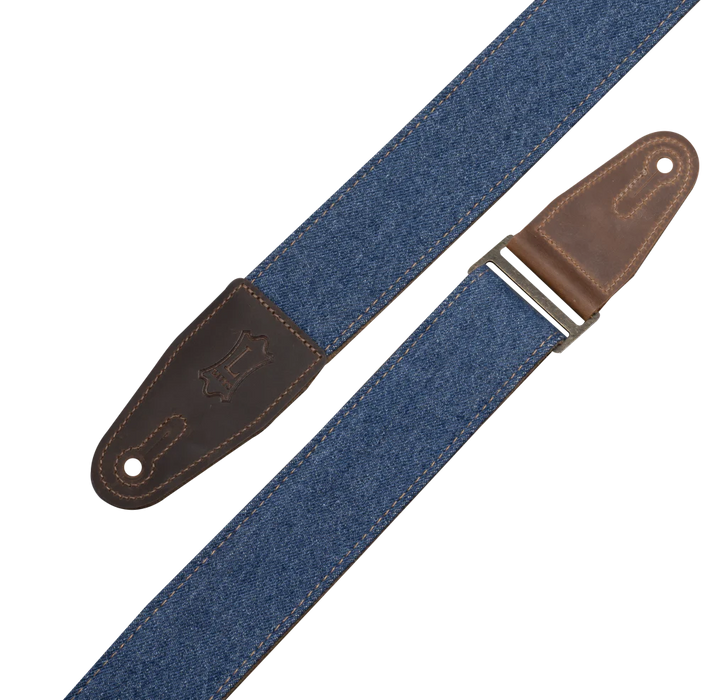 Levy's Denim Series Denim Guitar Strap, Blue