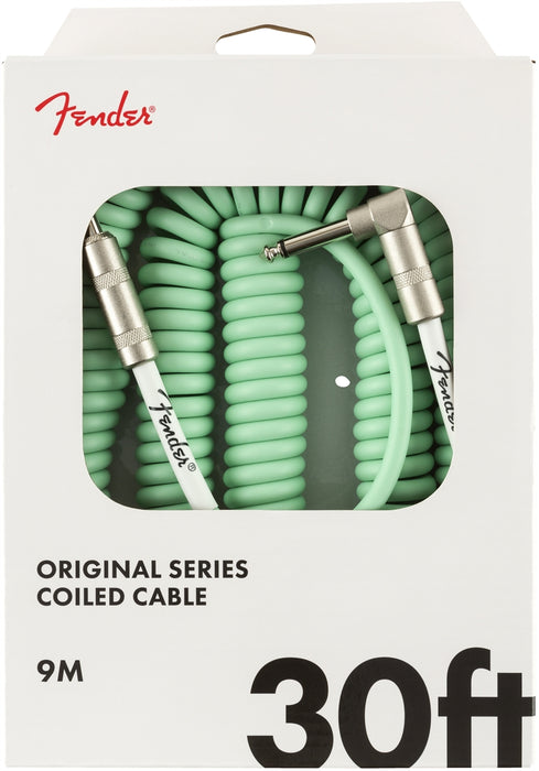 Fender Original Coil Cable 30' - Surfgreen