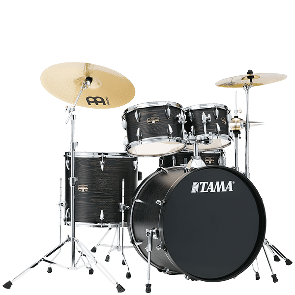 Tama Imperialstar IE52C 5-piece Complete Drum Set  - Black Oak Wrap