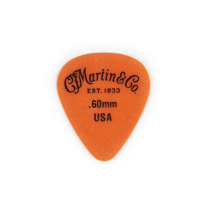Martin Pick 12 Pack 351 Orange Delrin .60mm