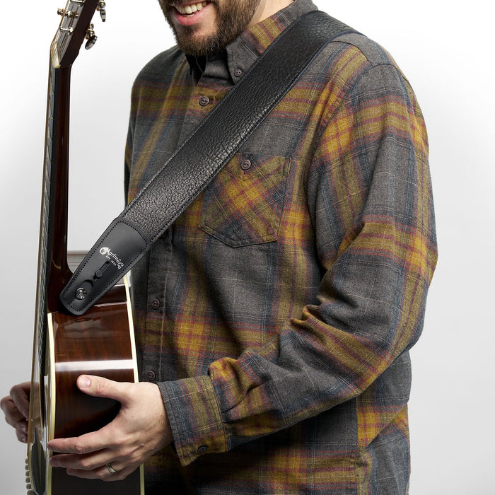 Martin Strap Buffalo Leather Lock-It, Black