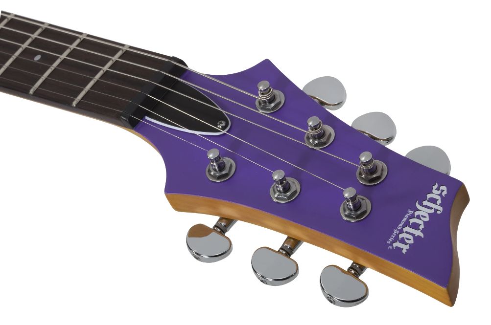 Schecter C-6 Deluxe Satin Purple