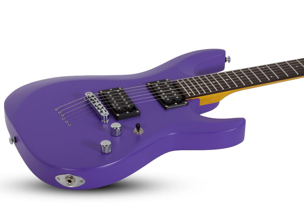 Schecter C-6 Deluxe Satin Purple