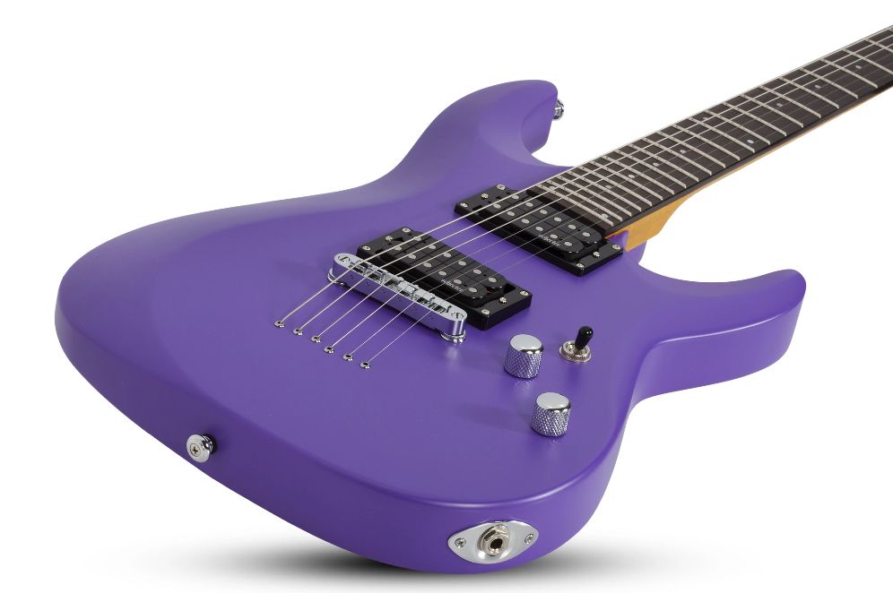 Schecter C-6 Deluxe Satin Purple