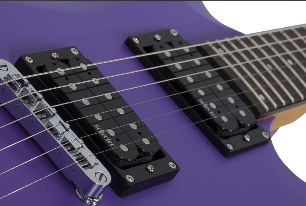 Schecter C-6 Deluxe Satin Purple