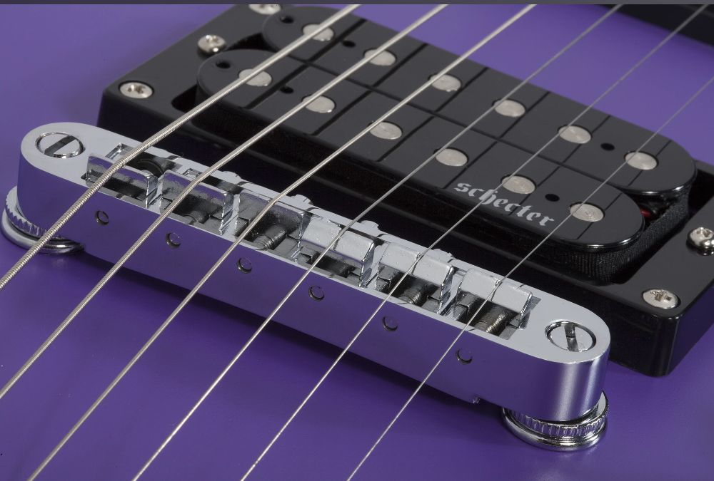 Schecter C-6 Deluxe Satin Purple