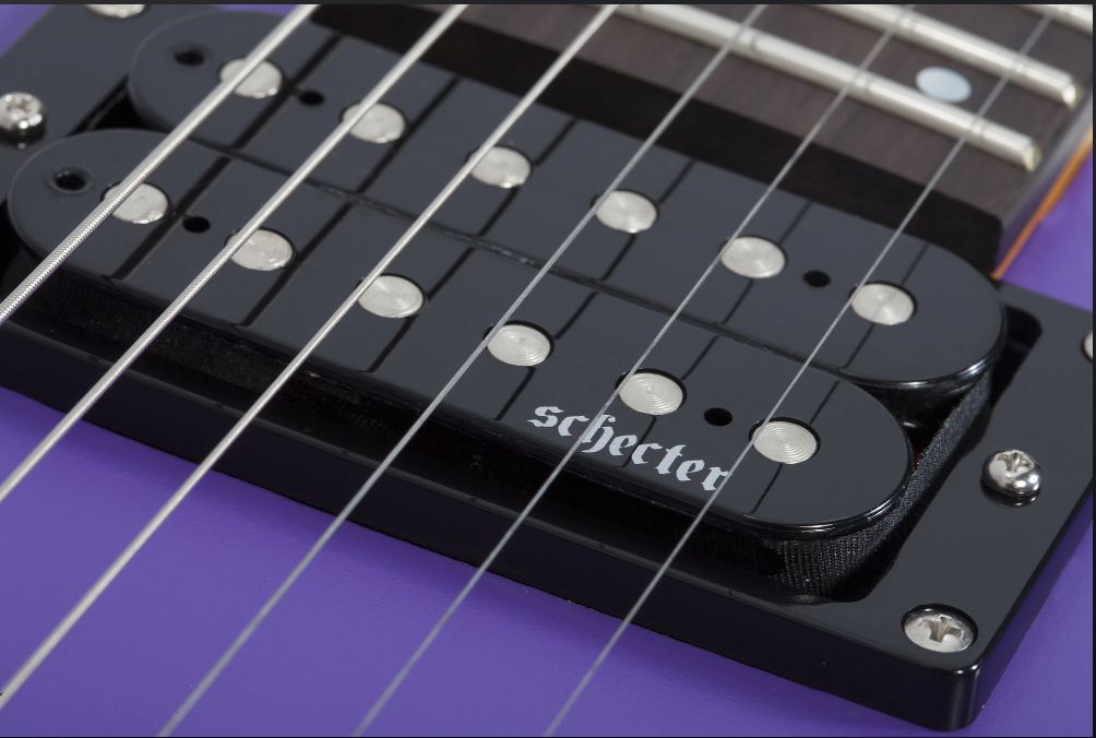 Schecter C-6 Deluxe Satin Purple