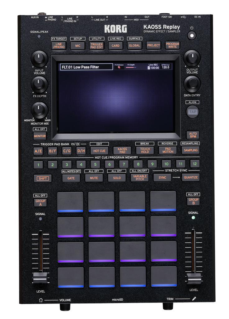 Korg KAOSSREPLAY All in one KAOSS performance tool with Dynamic
