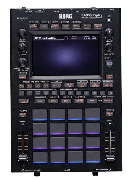 Korg KAOSSREPLAY All in one KAOSS performance tool with Dynamic Effects & Sampler