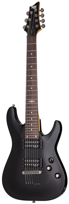 Schecter C-7 Sgr Midnight Satin Black,w/Gig Bag