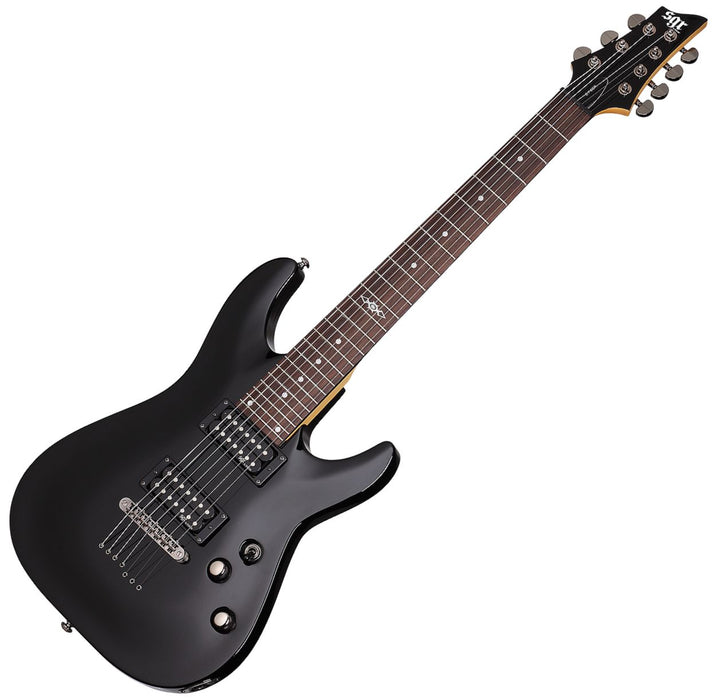 Schecter C-7 Sgr Midnight Satin Black,w/Gig Bag