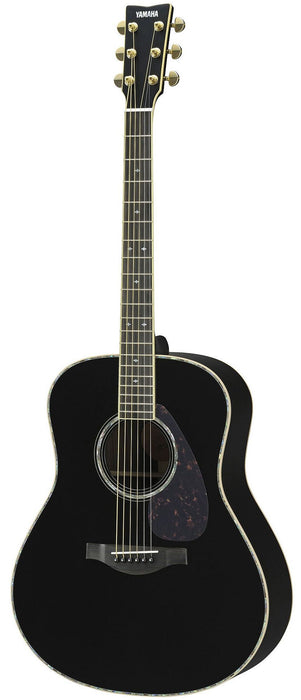 Yamaha LL16DARE Acoustic Electric Guitar w/Pro Gigbag, Black