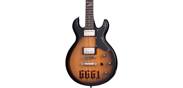 Schecter Zv 6661 Aged Natural Satin Black Burst