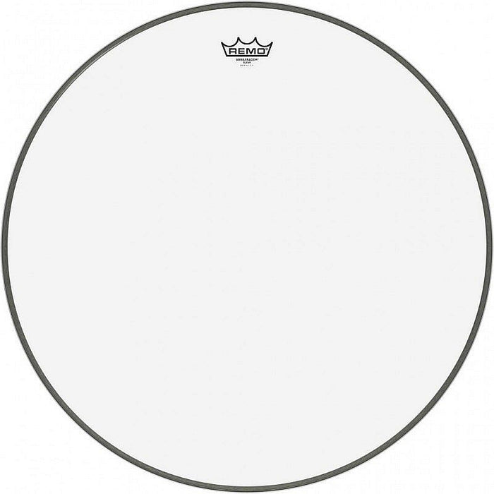 Remo Ambassador Clear Bass Drum Head - 22 Inch
