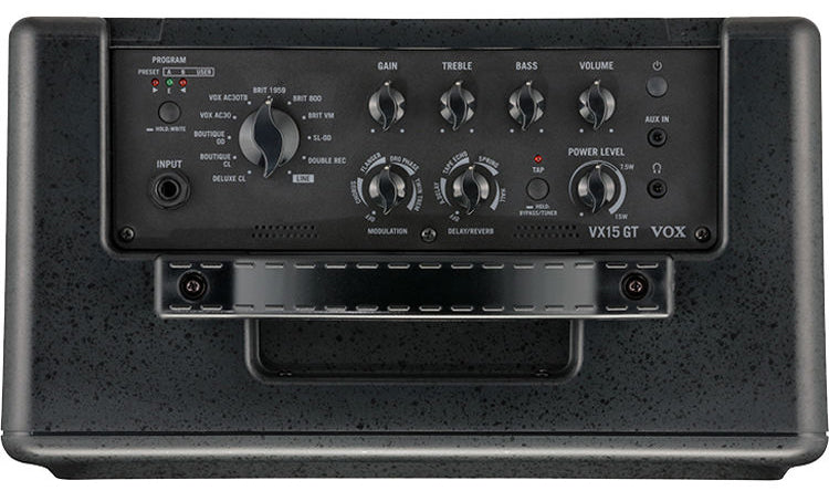 Vox VX15GT 15W NuTube Combo 1x6.5" Speaker Modelling Effects