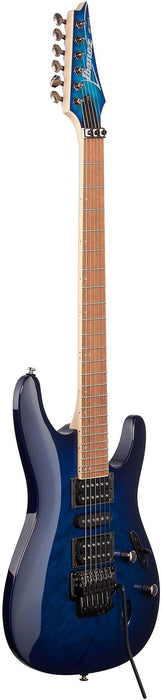 Ibanez S670QMSPB - S Standard 6-String Electric Guitar  - Sapphire Blue