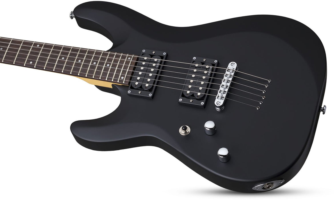 Schecter C-6 Deluxe Left-Handed Satin Black