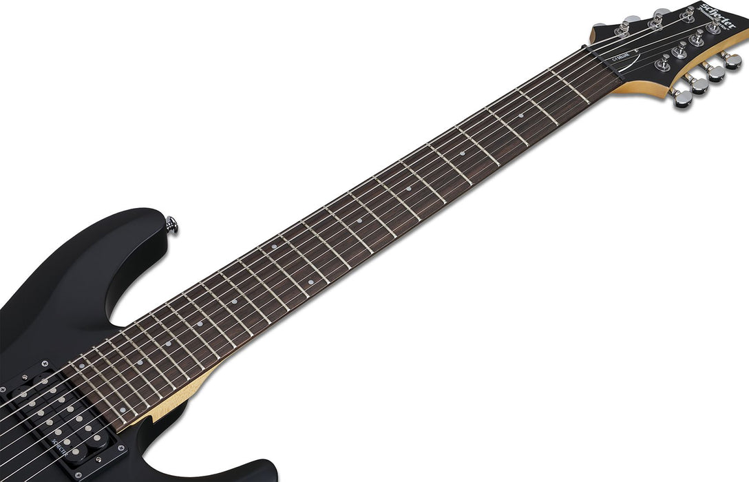 Schecter C-7 Deluxe Left-Handed Satin Black