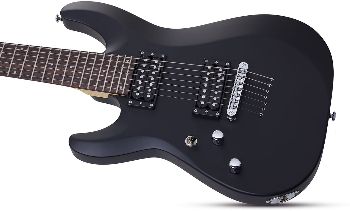 Schecter C-7 Deluxe Left-Handed Satin Black