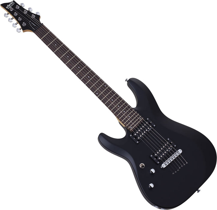 Schecter C-7 Deluxe Left-Handed Satin Black