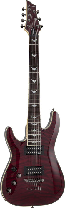 Schecter Omen Extreme-7 Left-Handed Black Cherry