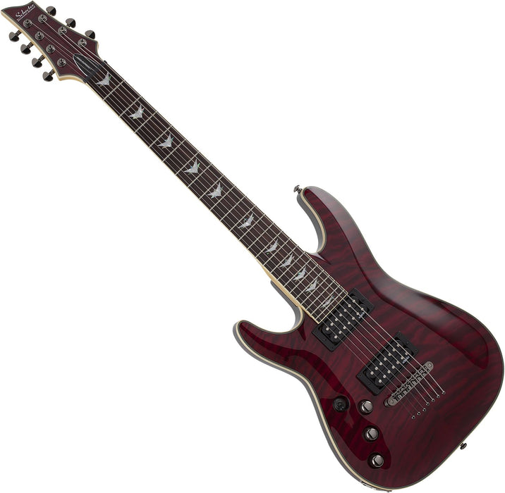 Schecter Omen Extreme-7 Left-Handed Black Cherry