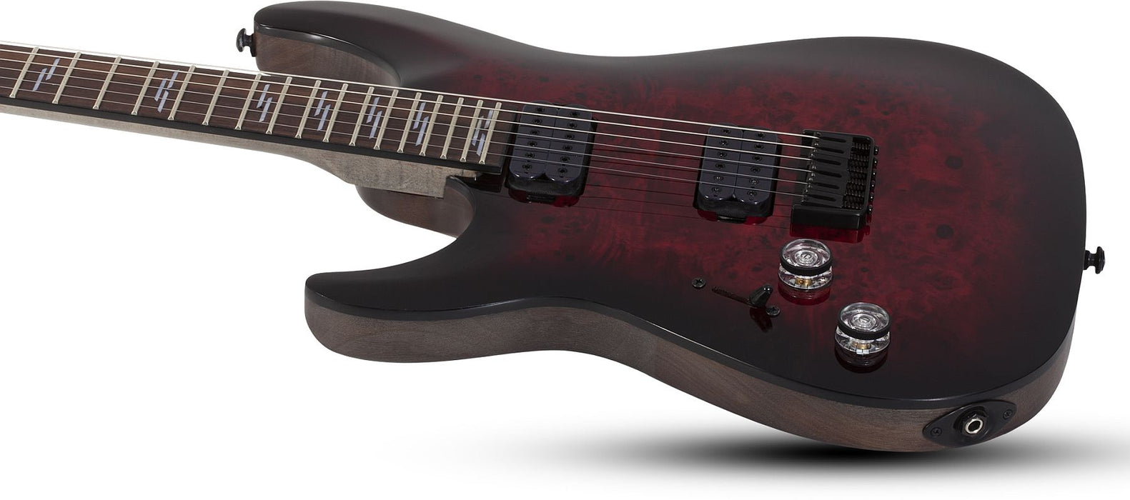 Schecter Omen Elite-6 Left-Handed Black Cherry Burst